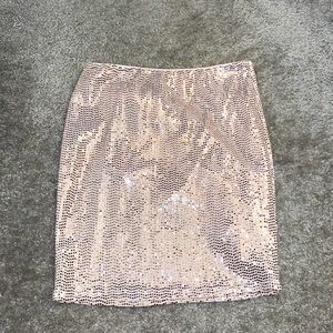 Windsor Gold Sequin Skirt